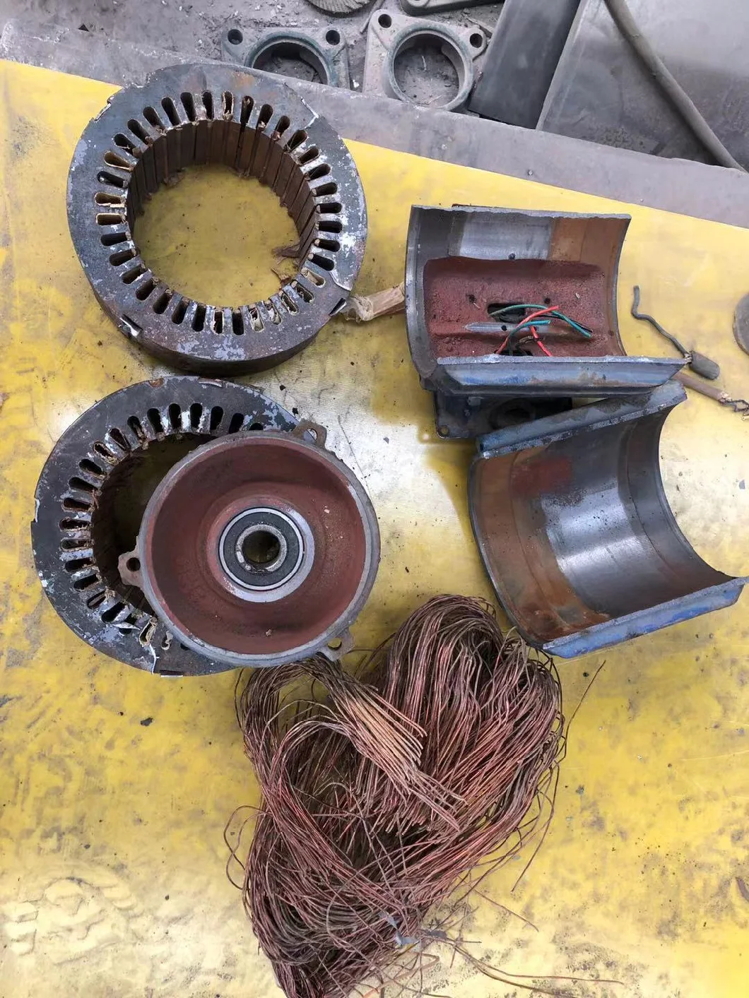 Motor Stator Cutting and Disassembly Machine